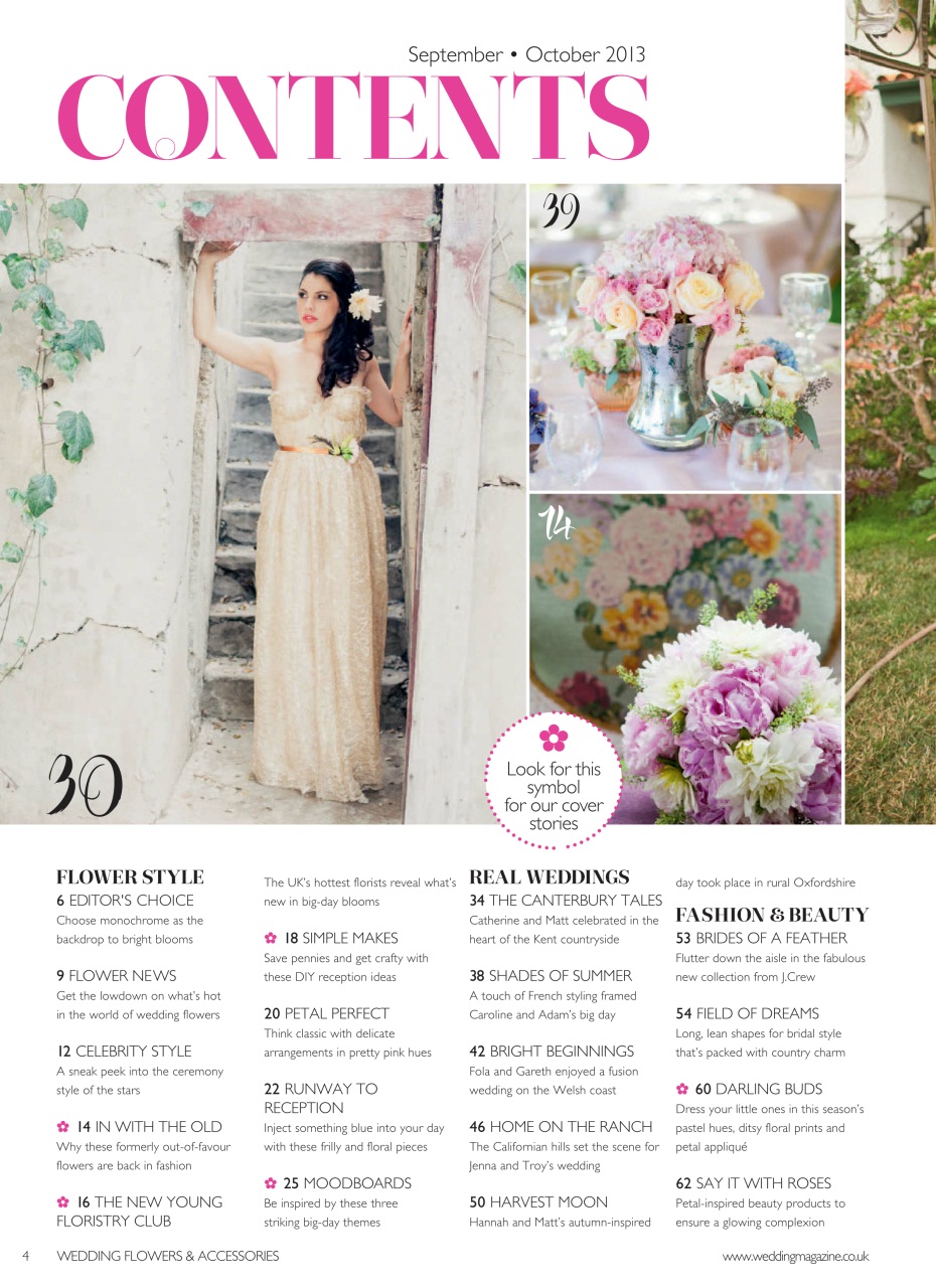 Wedding Flowers Magazine Preview Pages