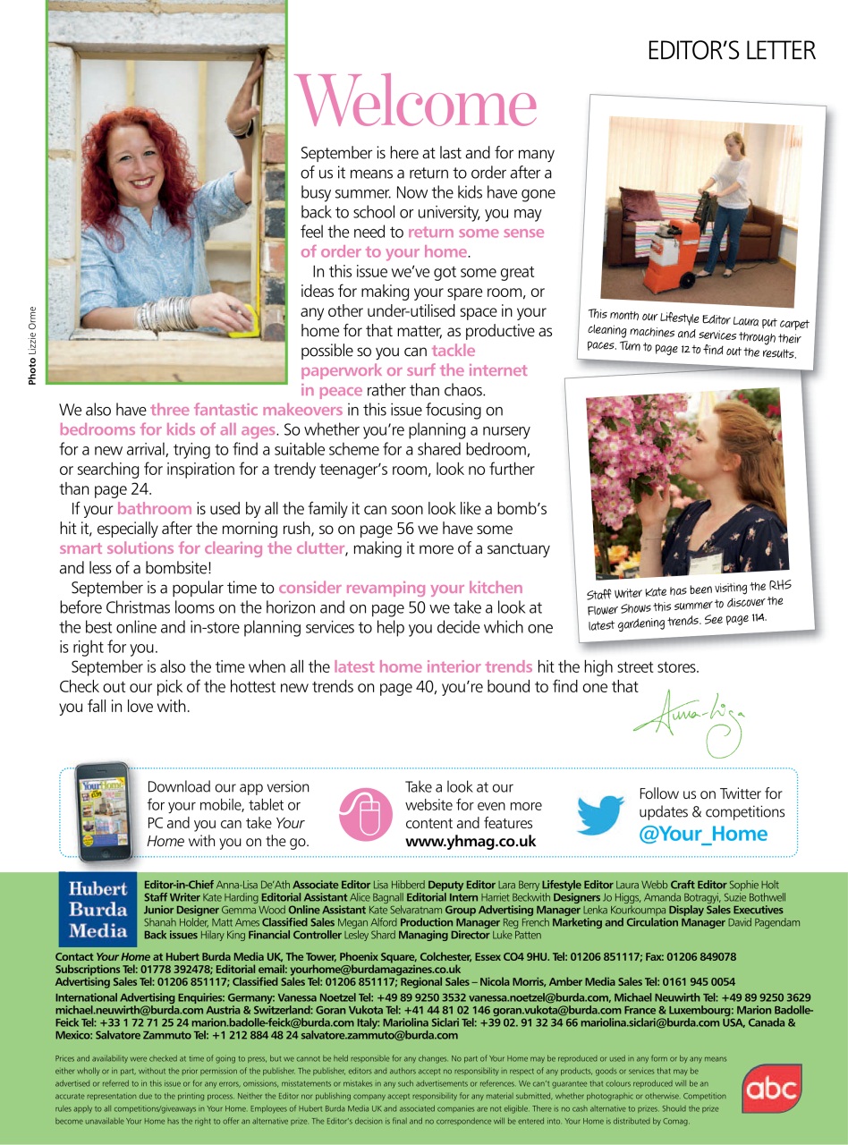 Your Home Magazine Preview Pages