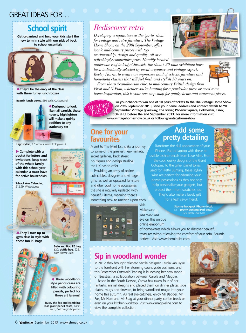 Your Home Magazine Preview Pages