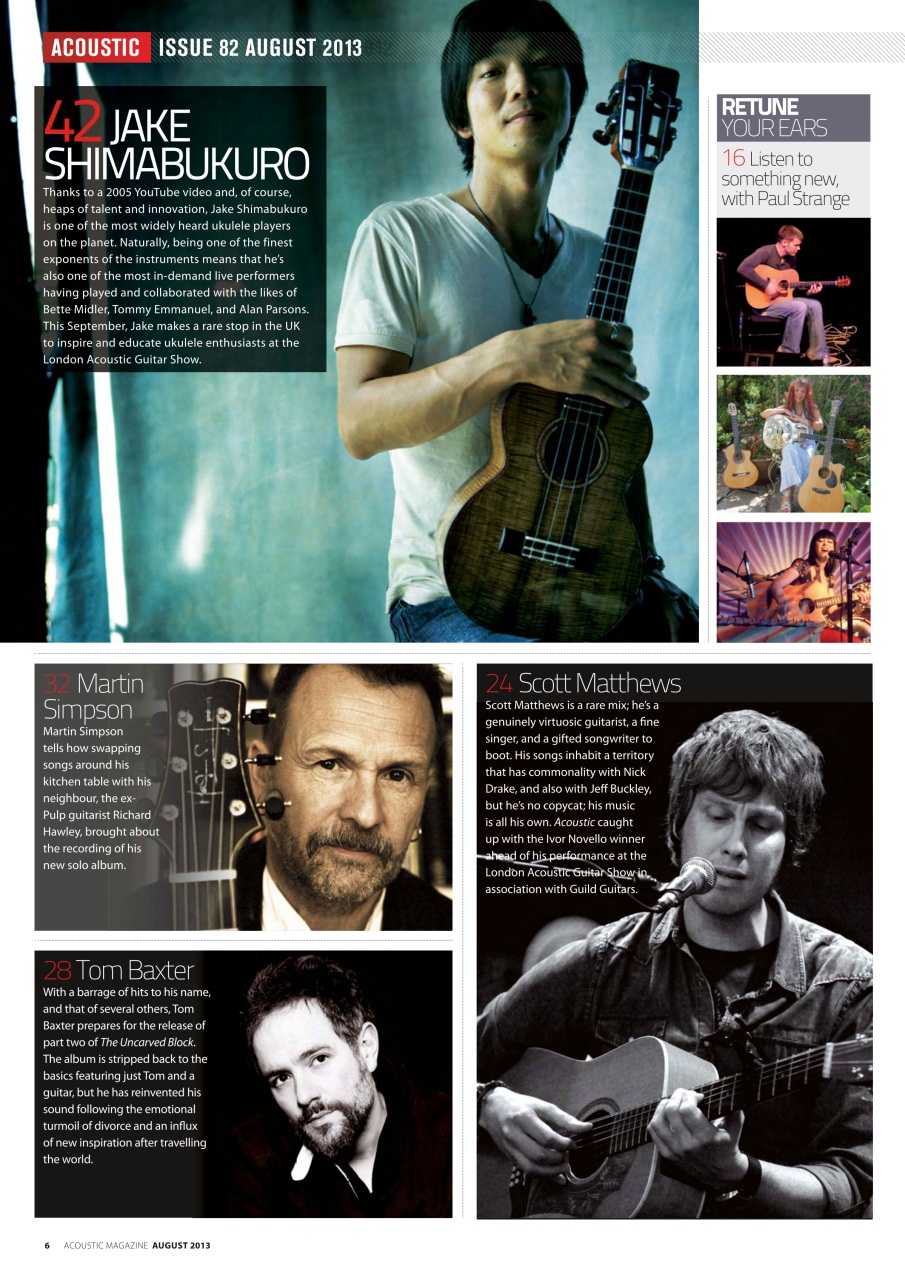 Acoustic Preview Pages