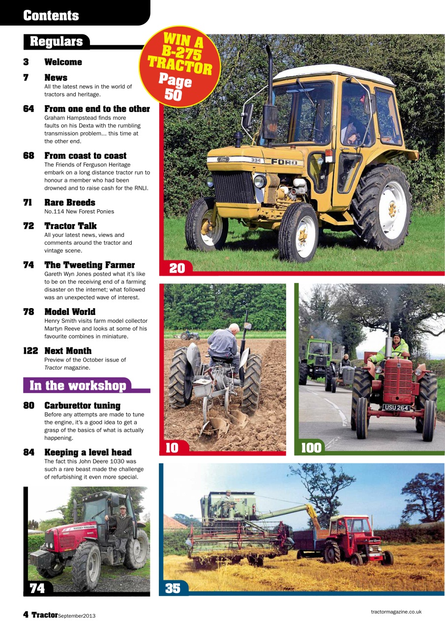 Tractor & Farming Heritage Magazine Preview Pages
