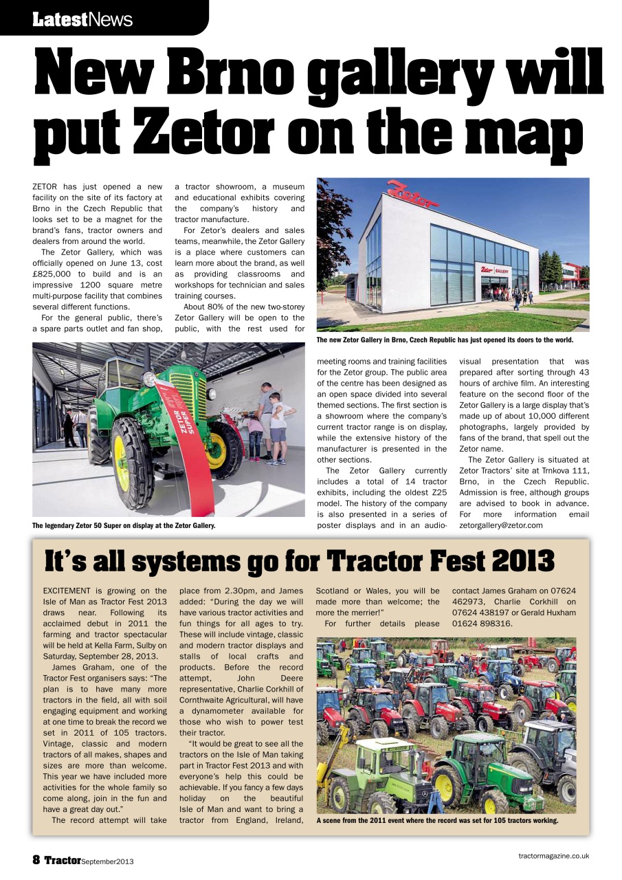 Tractor & Farming Heritage Magazine Preview Pages