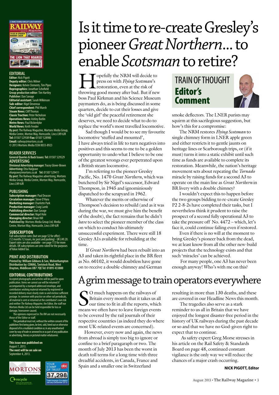 Railway Magazine Preview Pages