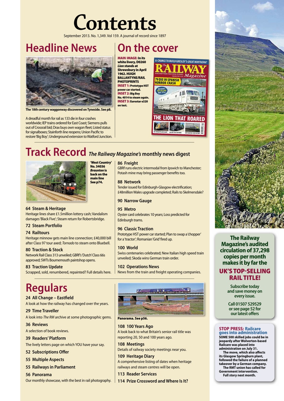Railway Magazine Preview Pages