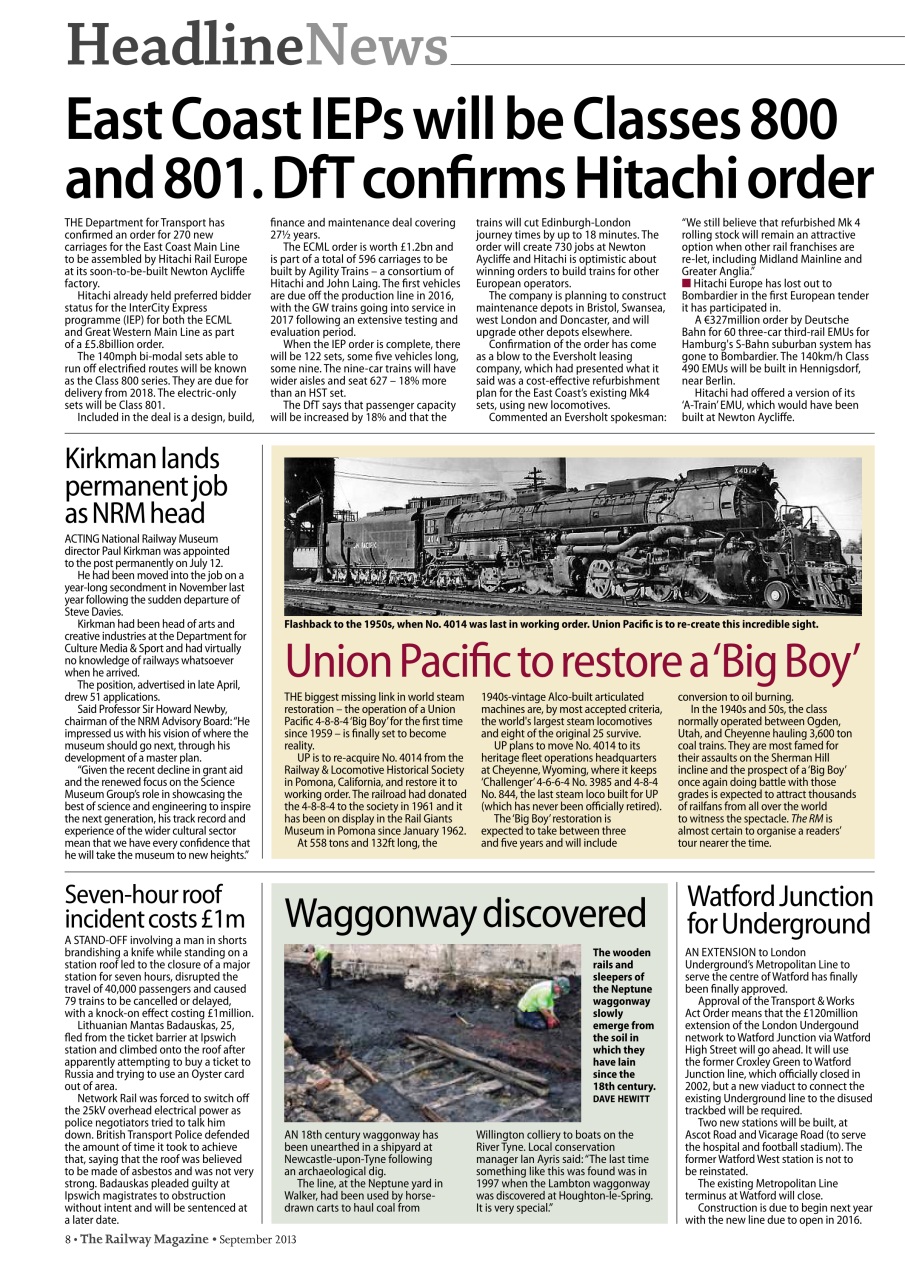 Railway Magazine Preview Pages