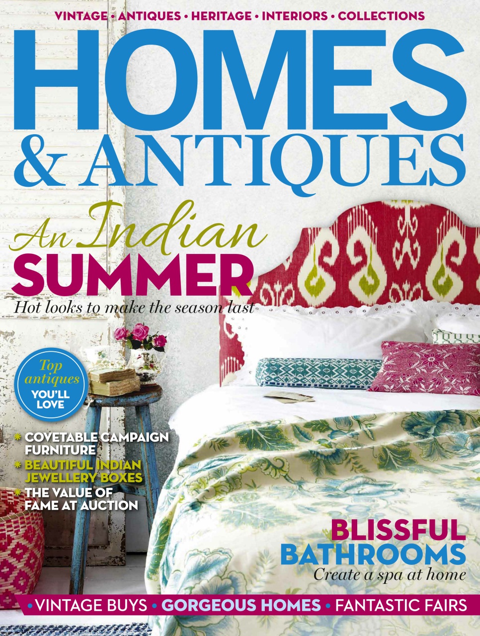 Homes & Antiques Magazine Preview Pages