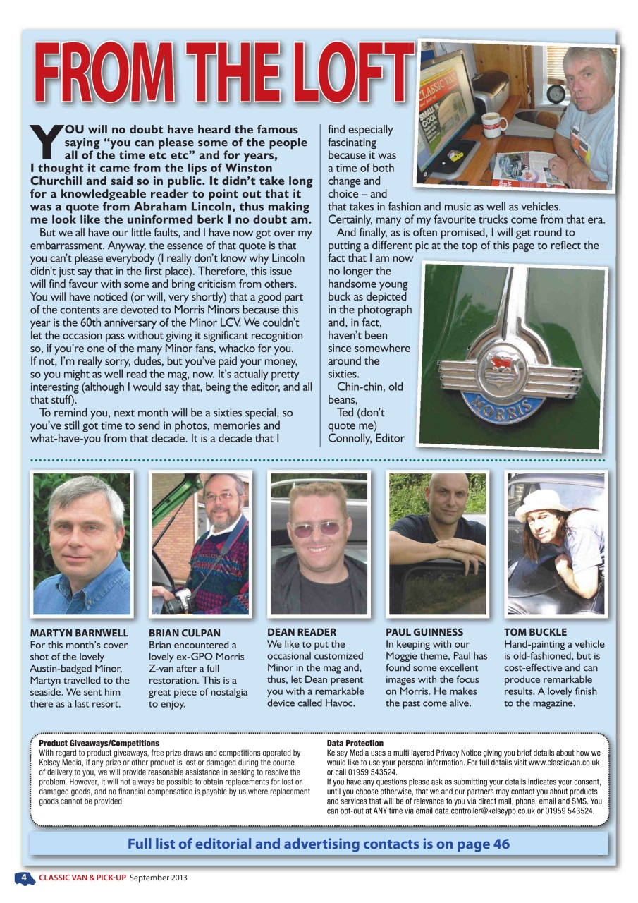 Classic Van & Pick-up Preview Pages