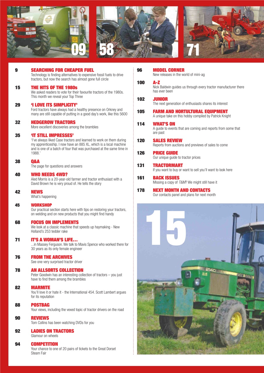 Tractor & Machinery Preview Pages