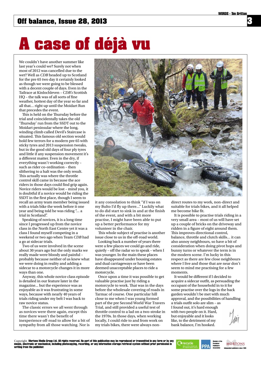 Classic Dirt Bike Preview Pages