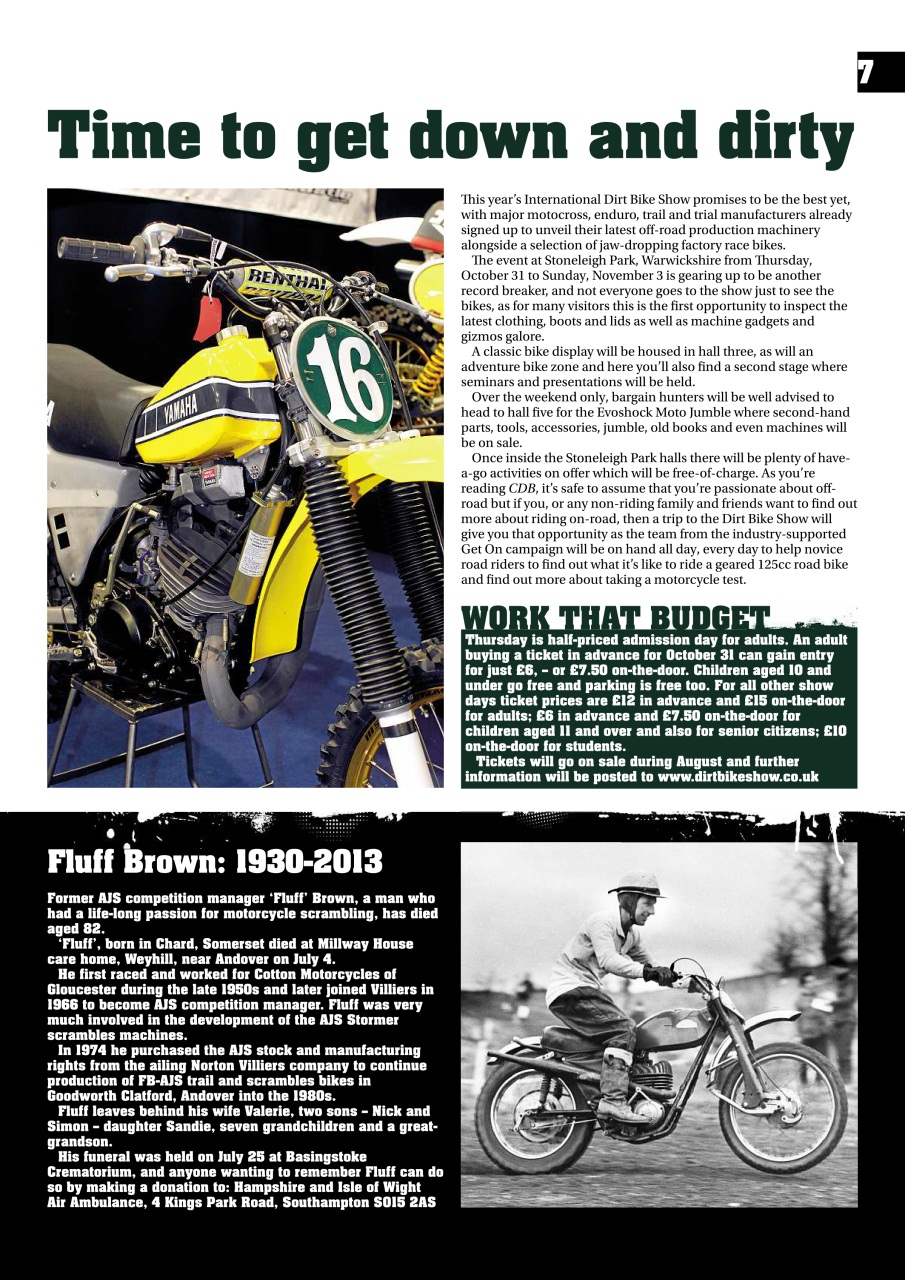 Classic Dirt Bike Preview Pages