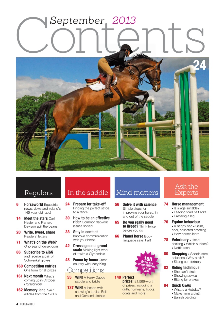 Horse&Rider Magazine - UK equestrian magazine for Horse and Rider Preview Pages