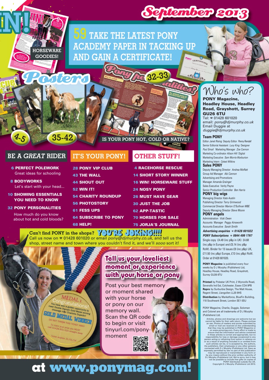 Pony Magazine Preview Pages