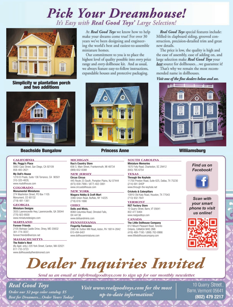 Dollhouse Miniatures Preview Pages