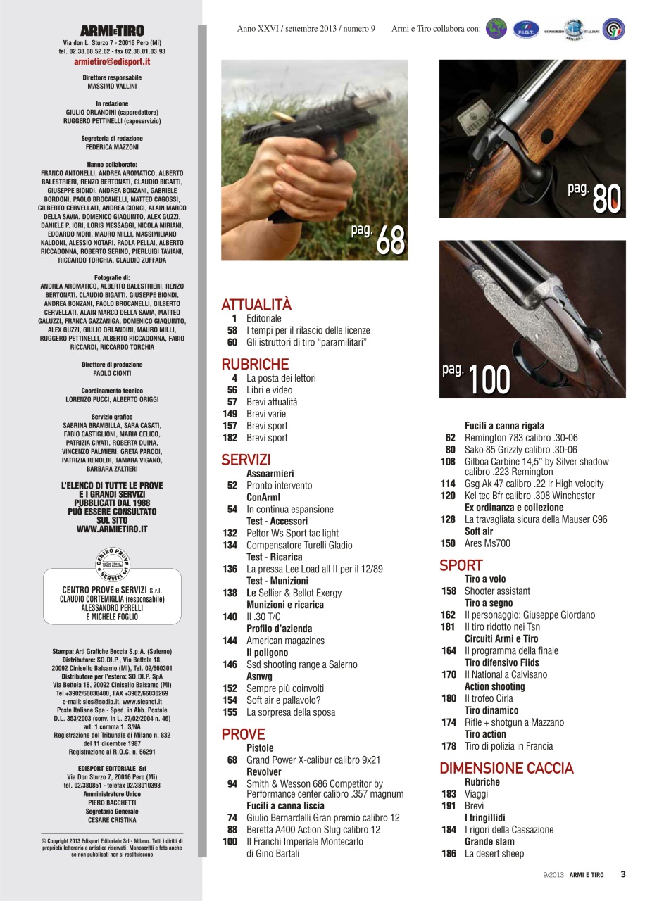 Armi E Tiro Preview Pages