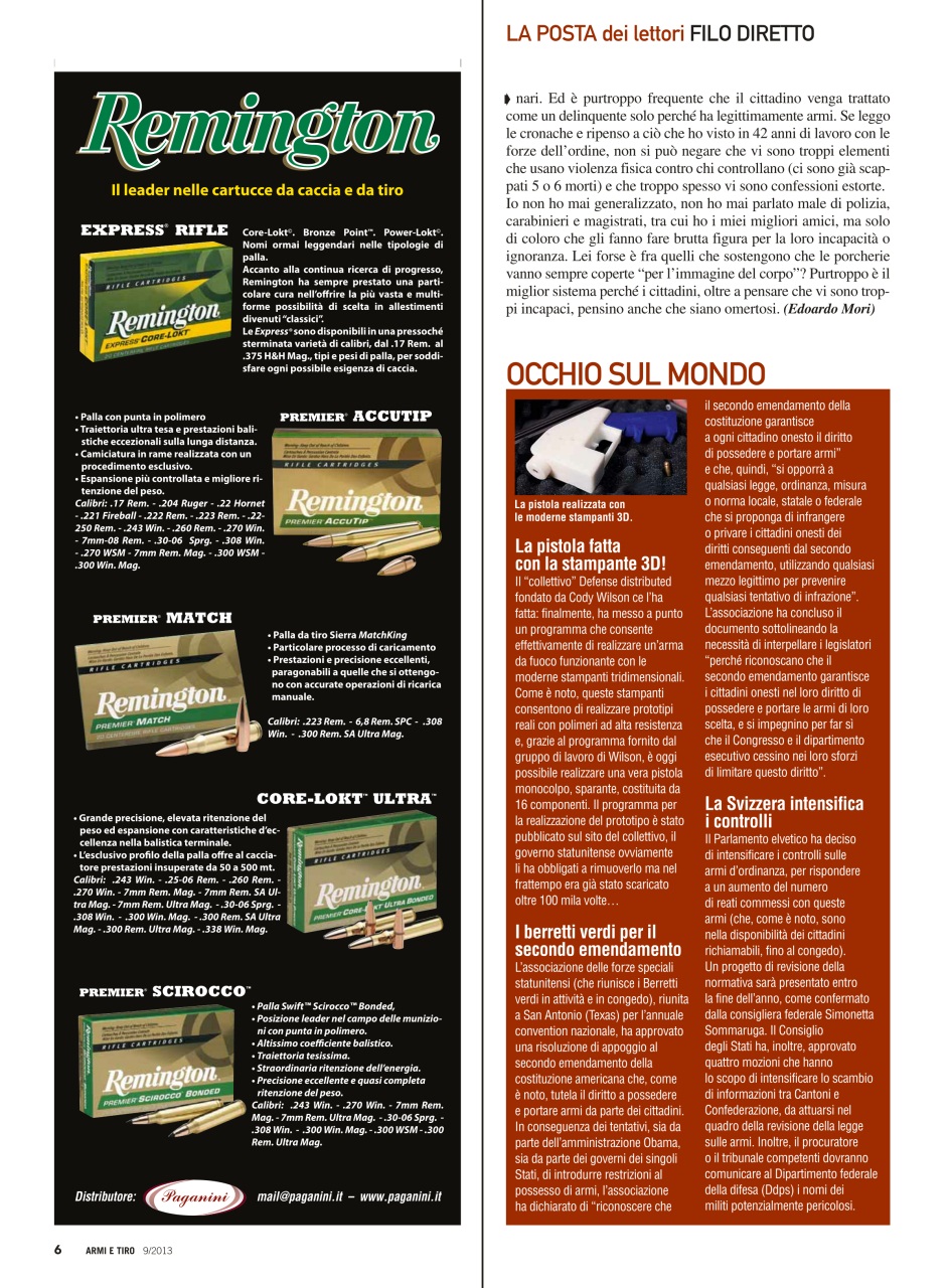 Armi E Tiro Preview Pages