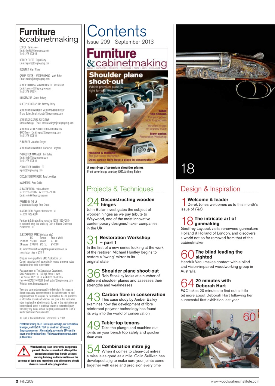 Furniture & Cabinetmaking Preview Pages