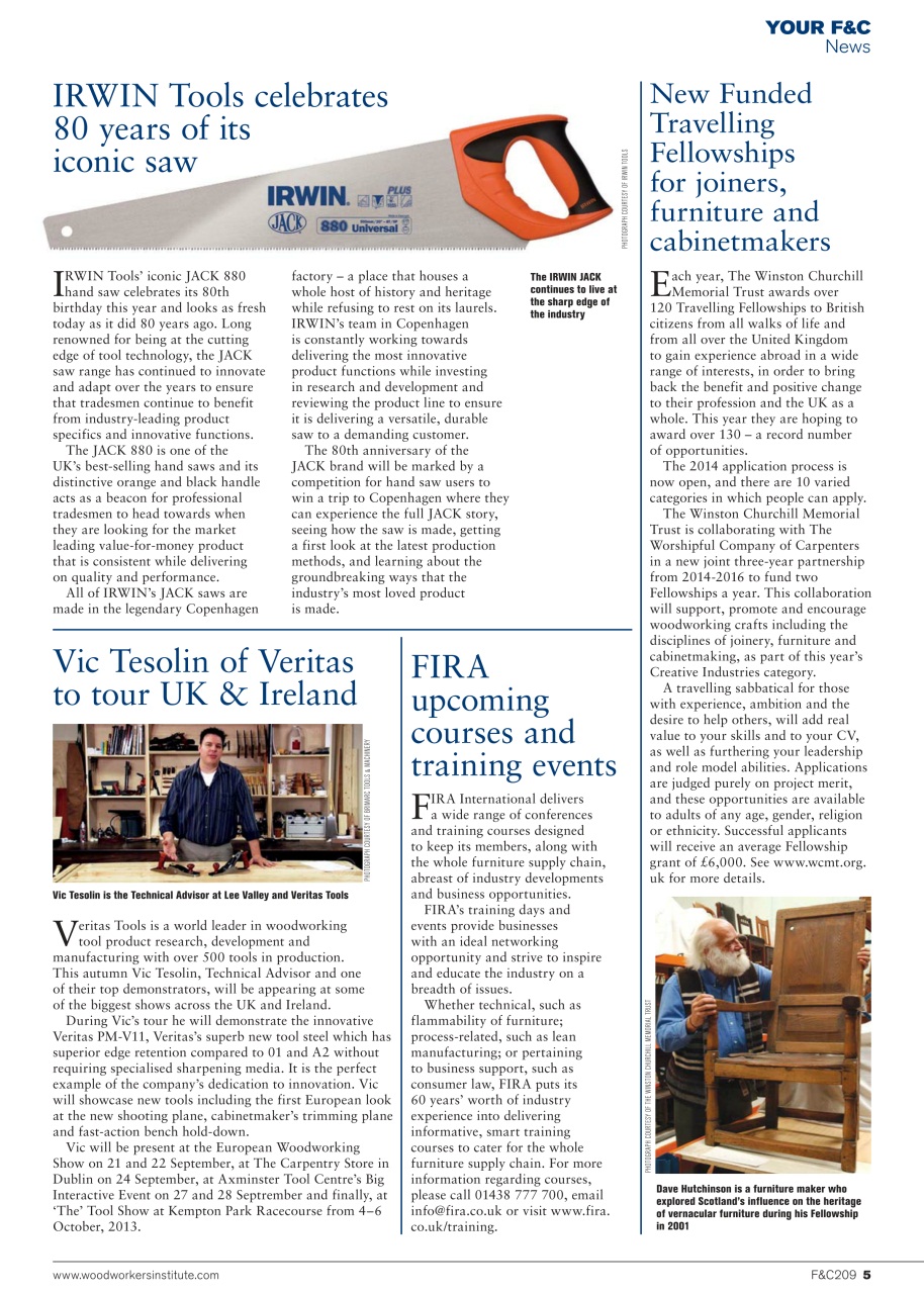 Furniture & Cabinetmaking Preview Pages