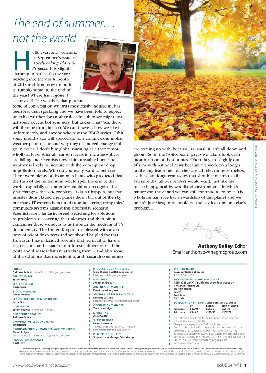 Woodworking Crafts Magazine Preview Pages