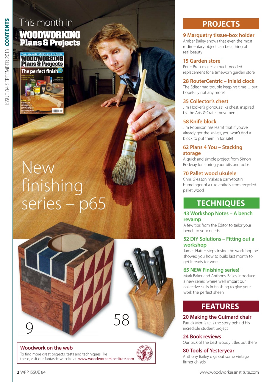 Woodworking Crafts Magazine Preview Pages