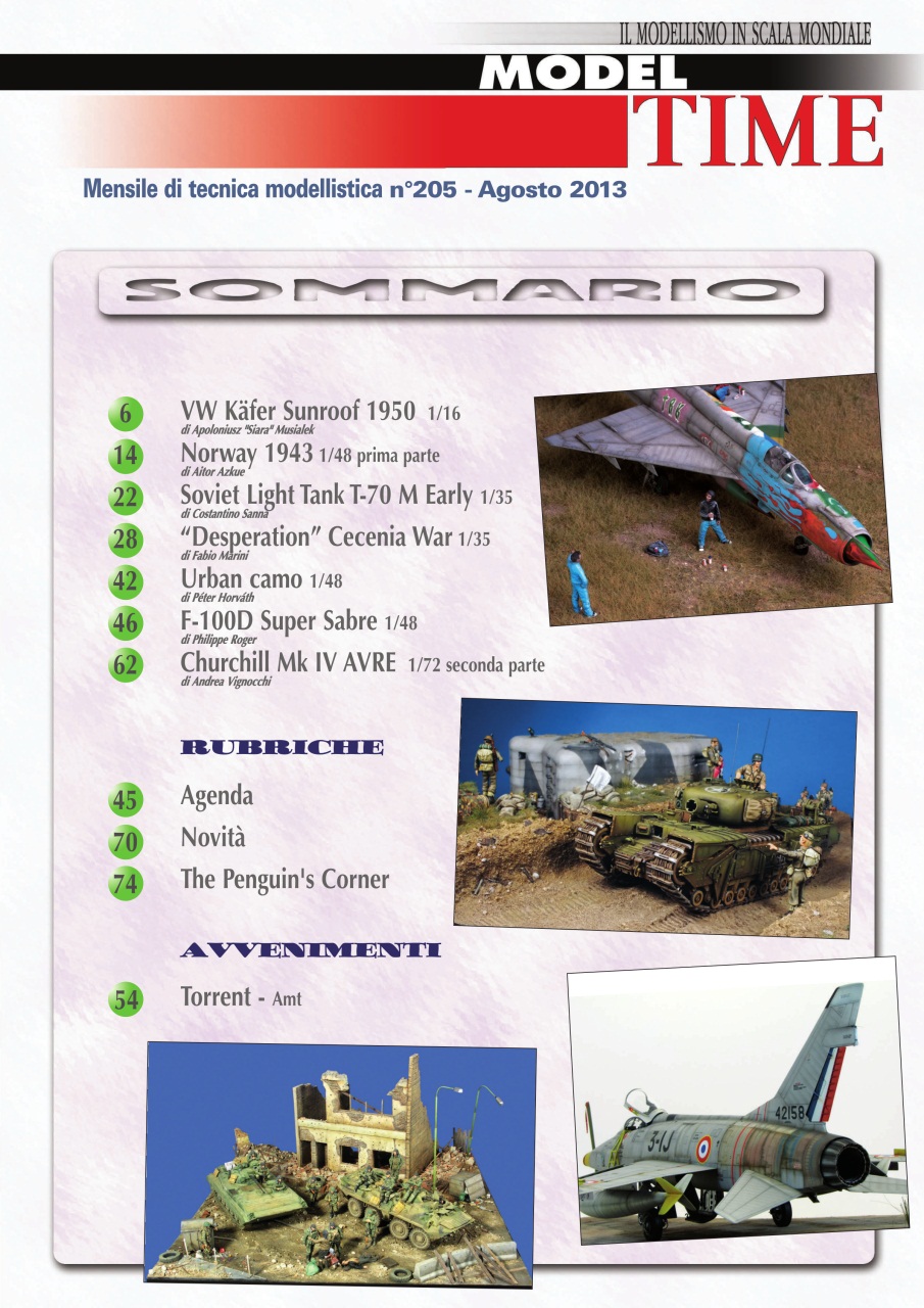 Model Time Preview Pages