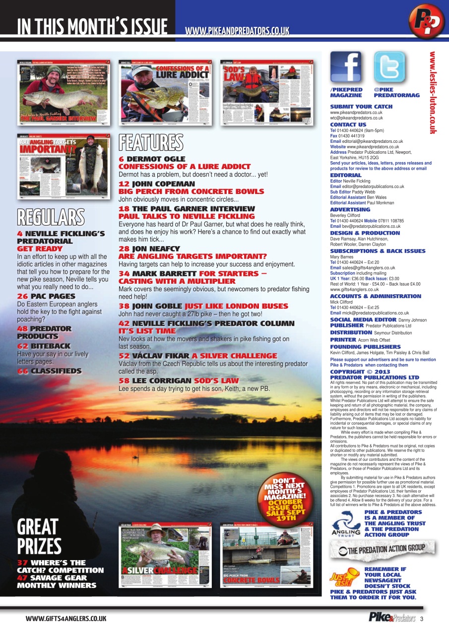 Pike & Predators Preview Pages