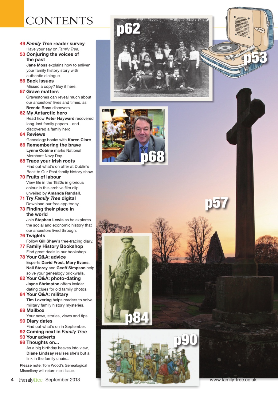 Family Tree Preview Pages