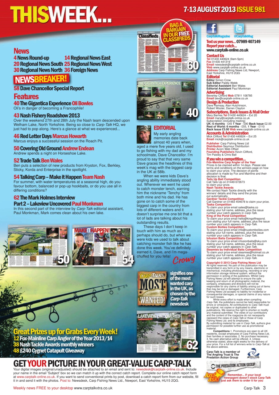 Carp-Talk Preview Pages