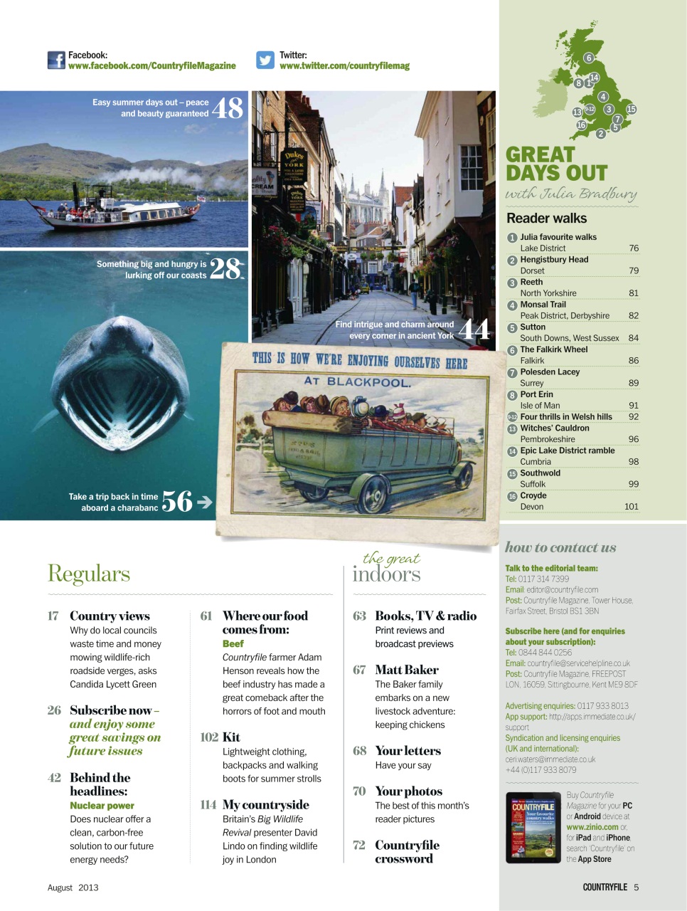 BBC Countryfile Magazine Preview Pages