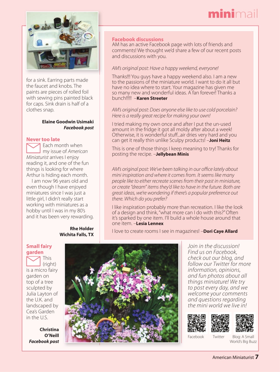 American Miniaturist Preview Pages
