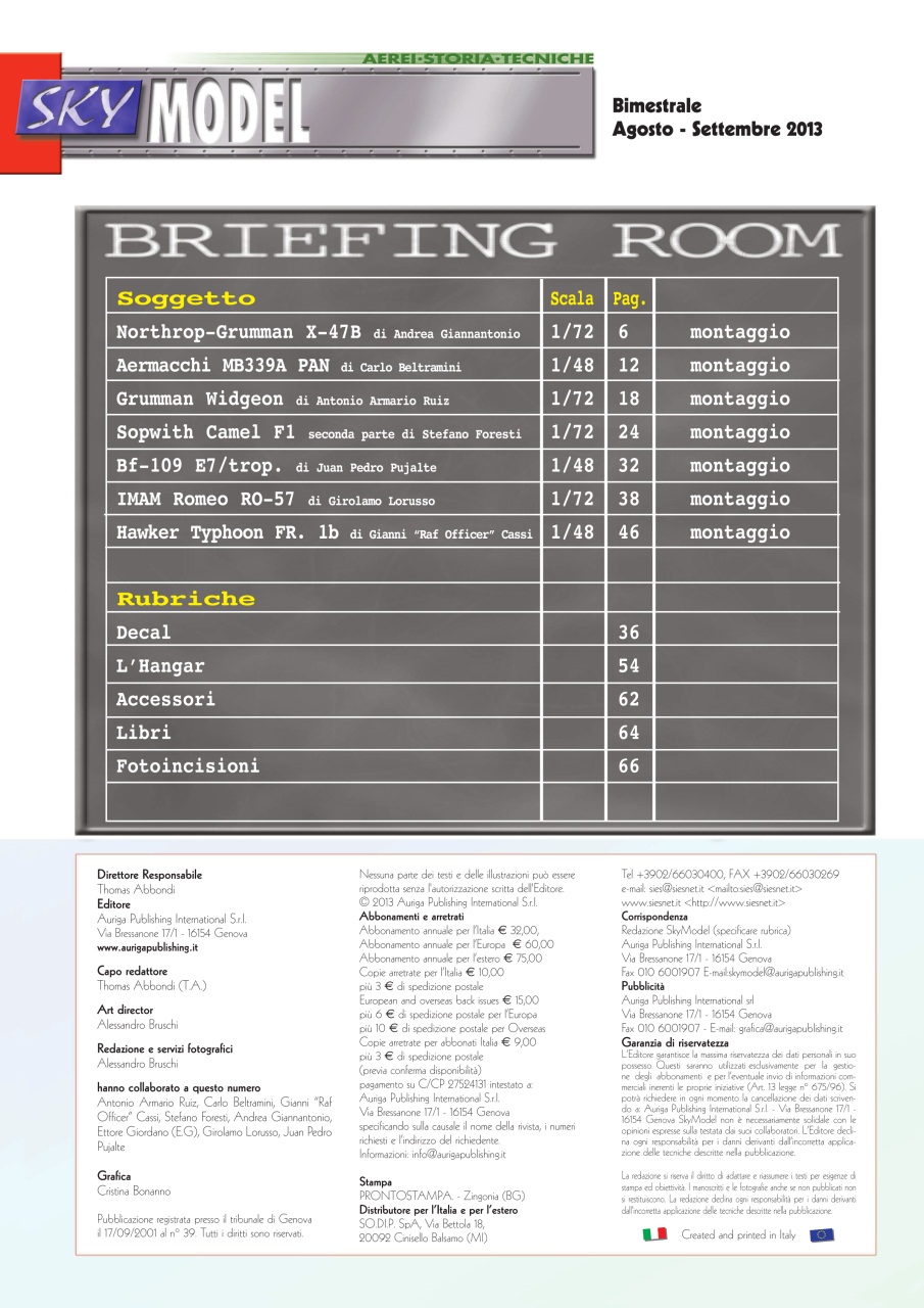Sky Model Preview Pages