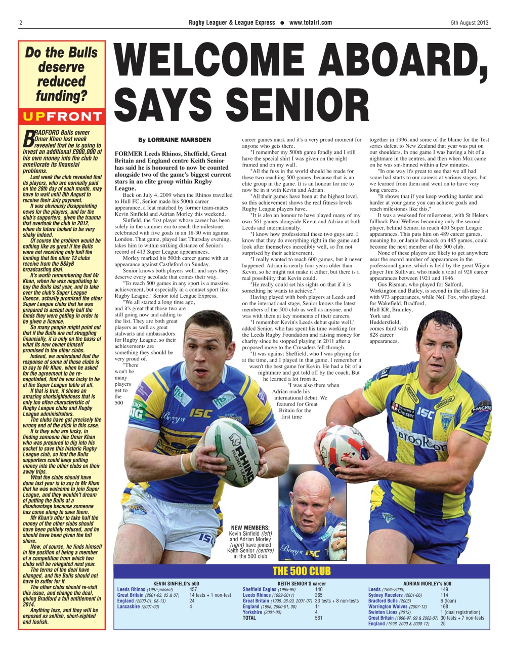 League Express Preview Pages