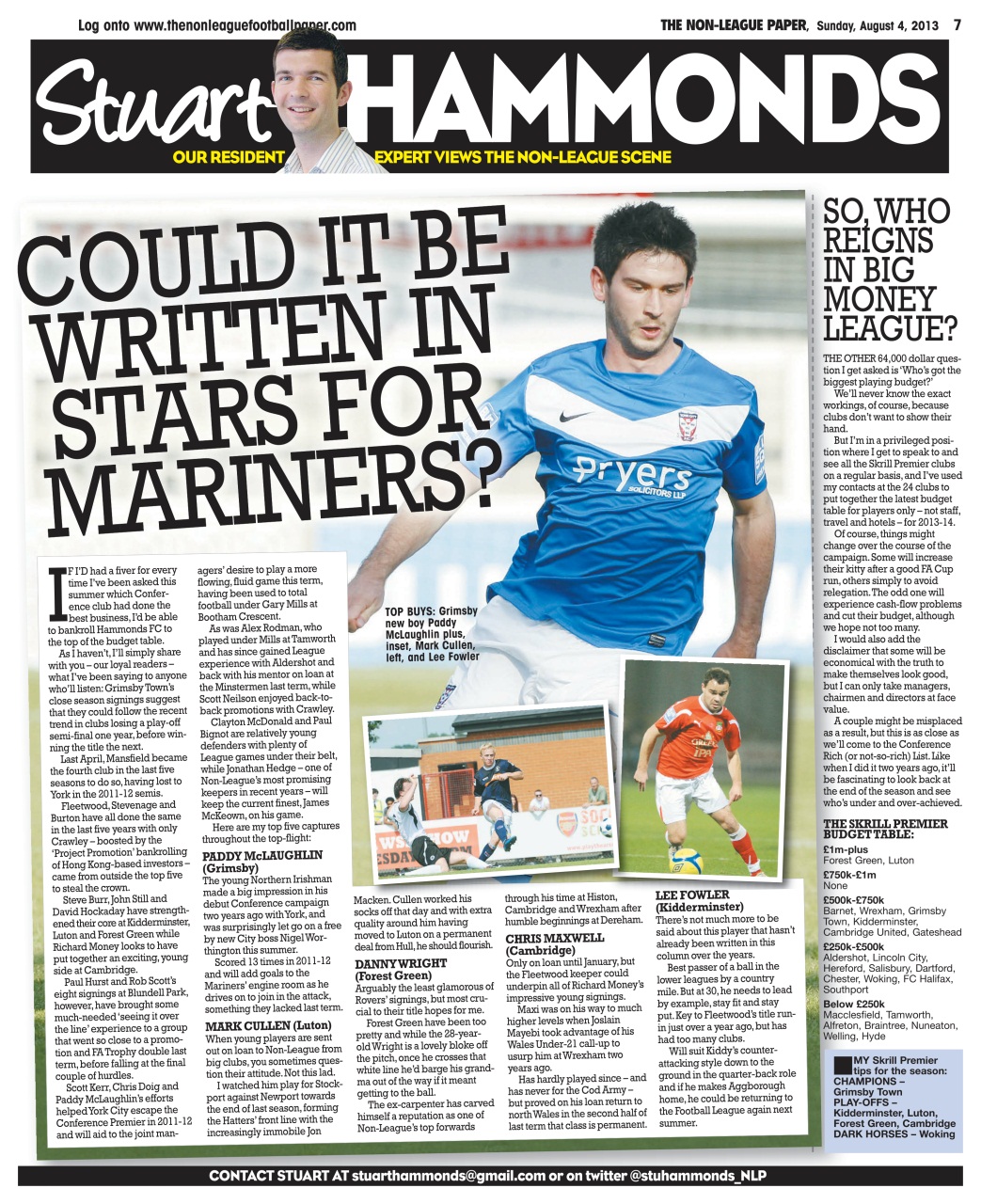 The Non-League Football Paper Preview Pages