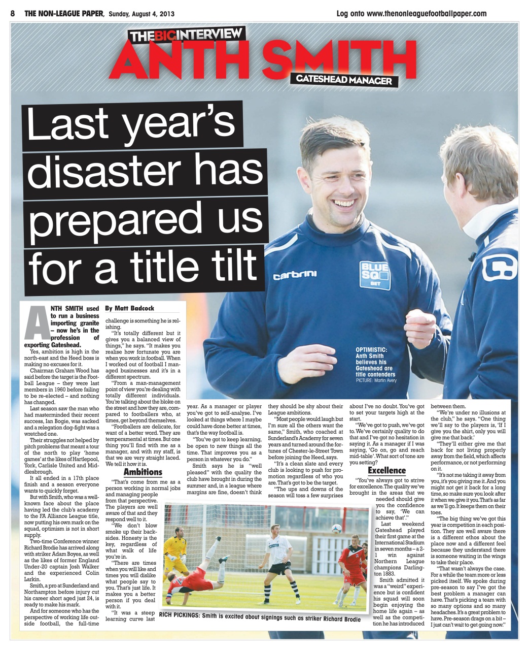 The Non-League Football Paper Preview Pages