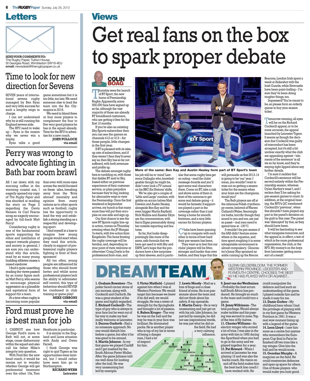 The Rugby Paper Preview Pages