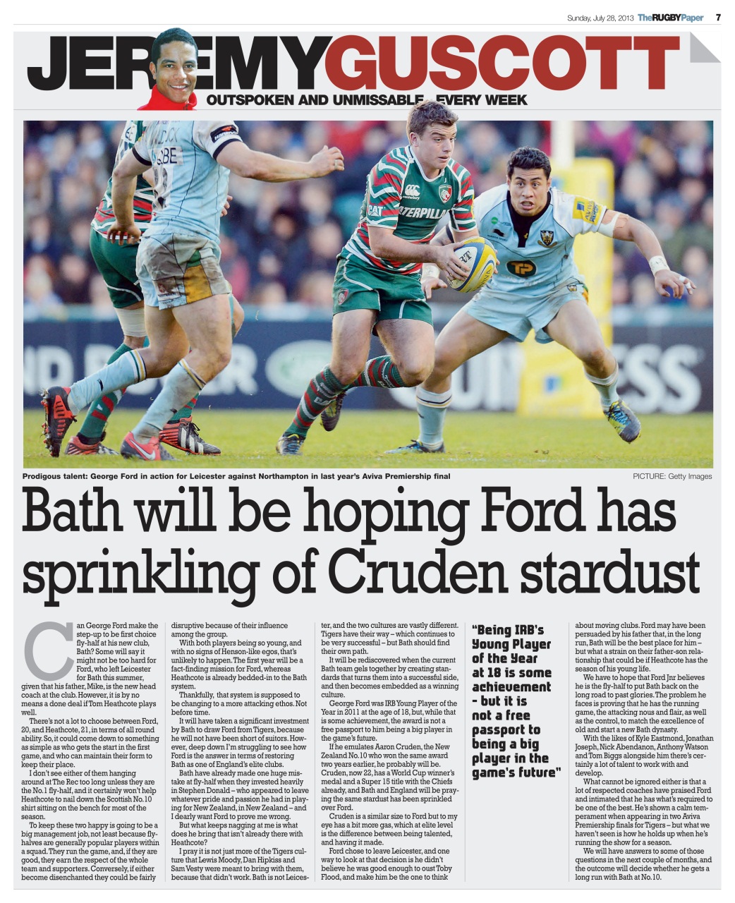 The Rugby Paper Preview Pages