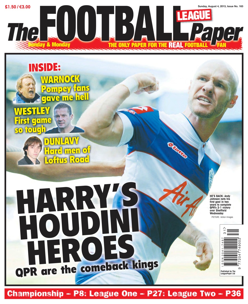 The Football League Paper Preview Pages