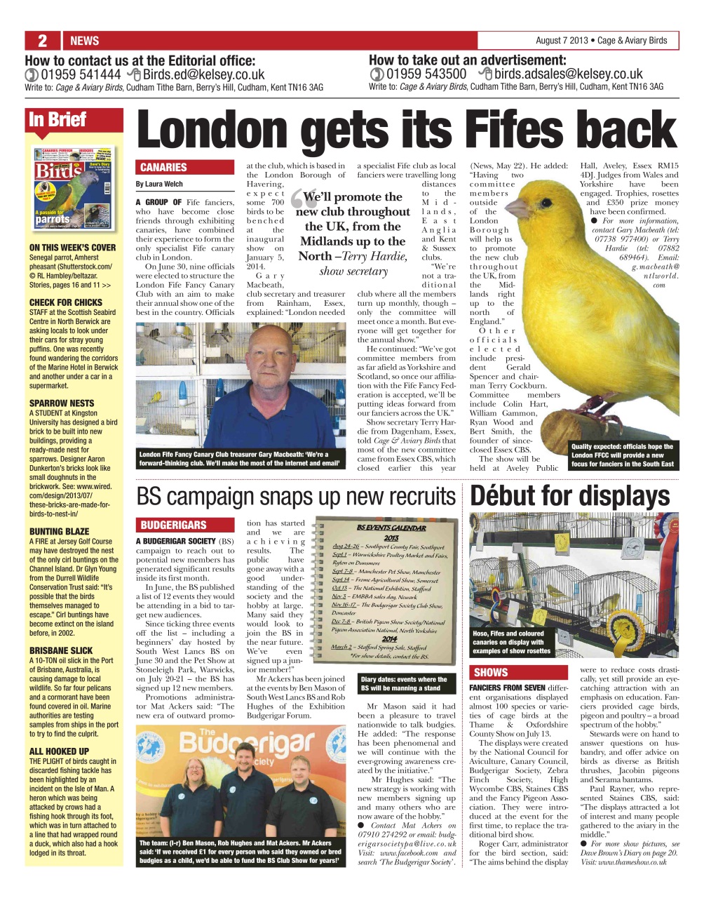 Cage & Aviary Birds Preview Pages