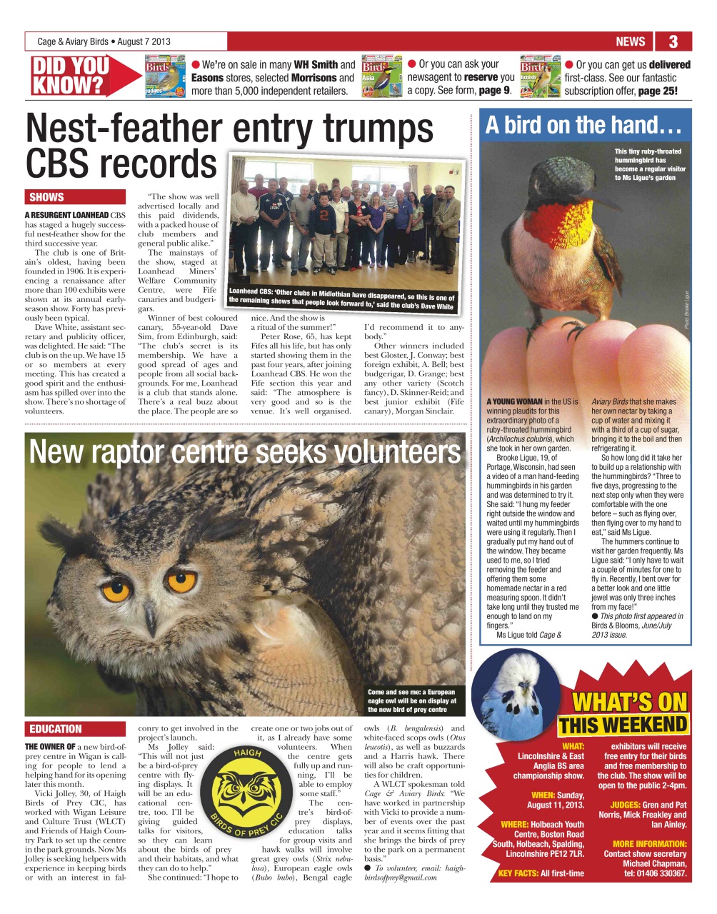 Cage & Aviary Birds Preview Pages