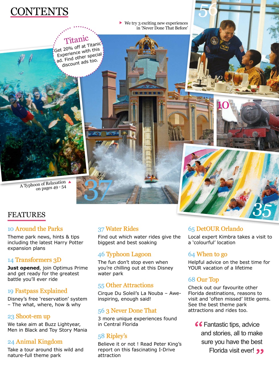 Go Florida Magazine Preview Pages