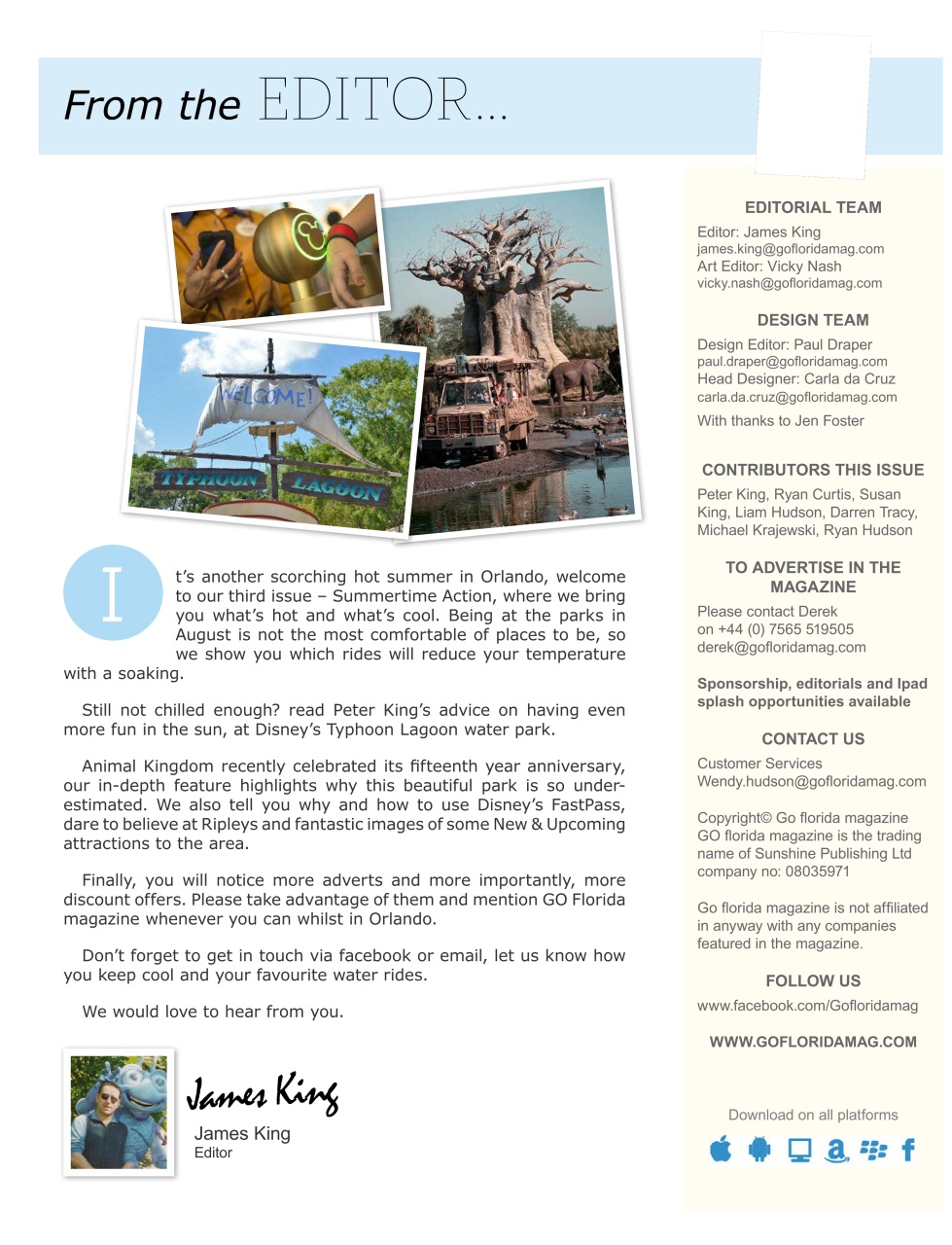 Go Florida Magazine Preview Pages