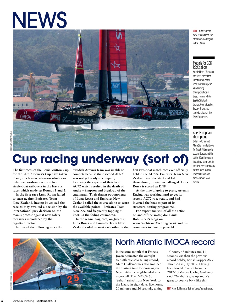 Yachts & Yachting Preview Pages