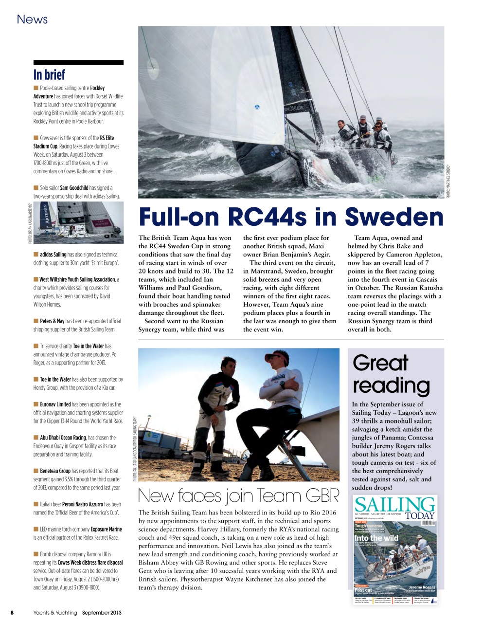 Yachts & Yachting Preview Pages