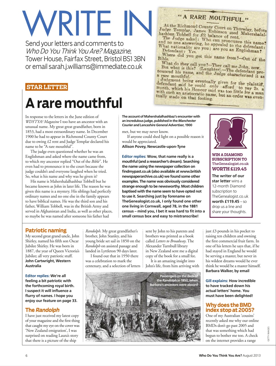 Who Do You Think You Are? Preview Pages