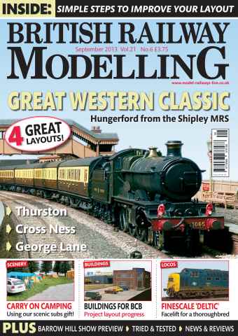 British Railway Modelling (BRM) issue BRM SEPTEMBER 2013 + ALL ABOARD