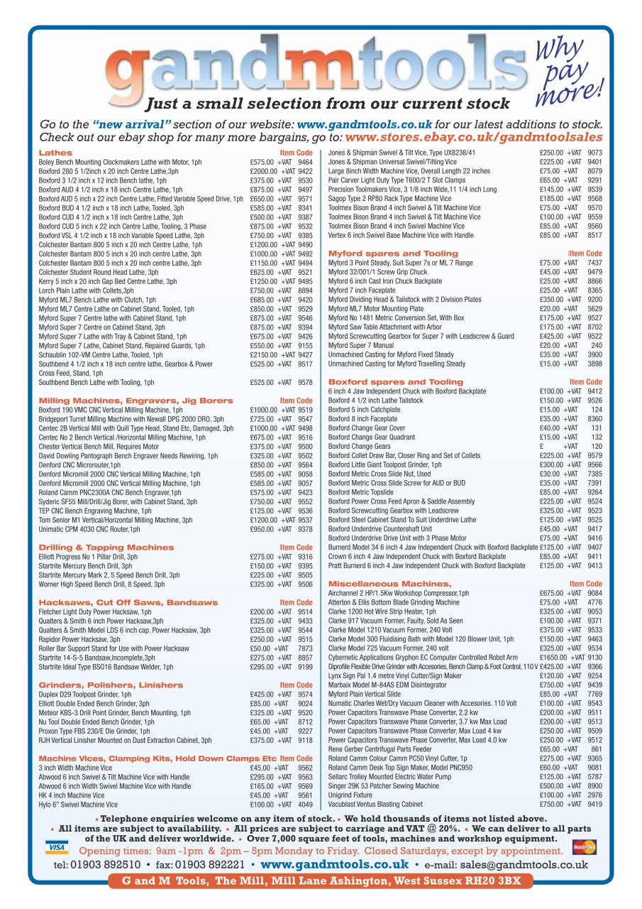 Model Engineer Preview Pages