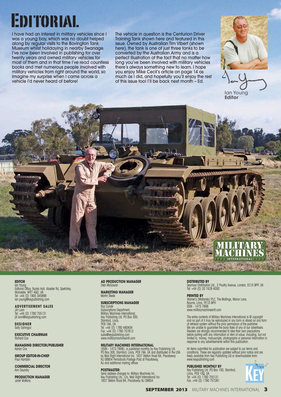 Military Machines International Preview Pages