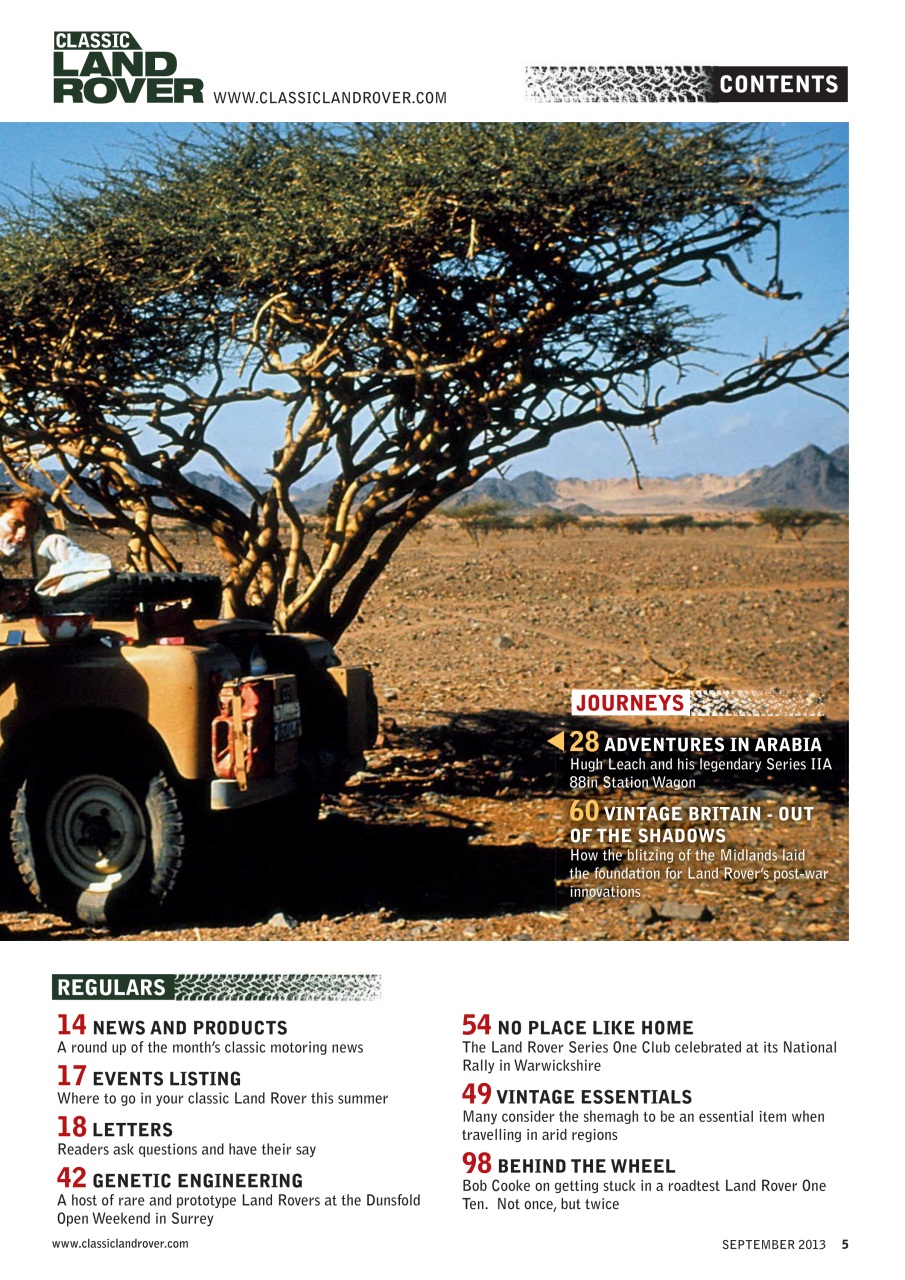 Classic Land Rover Magazine Preview Pages