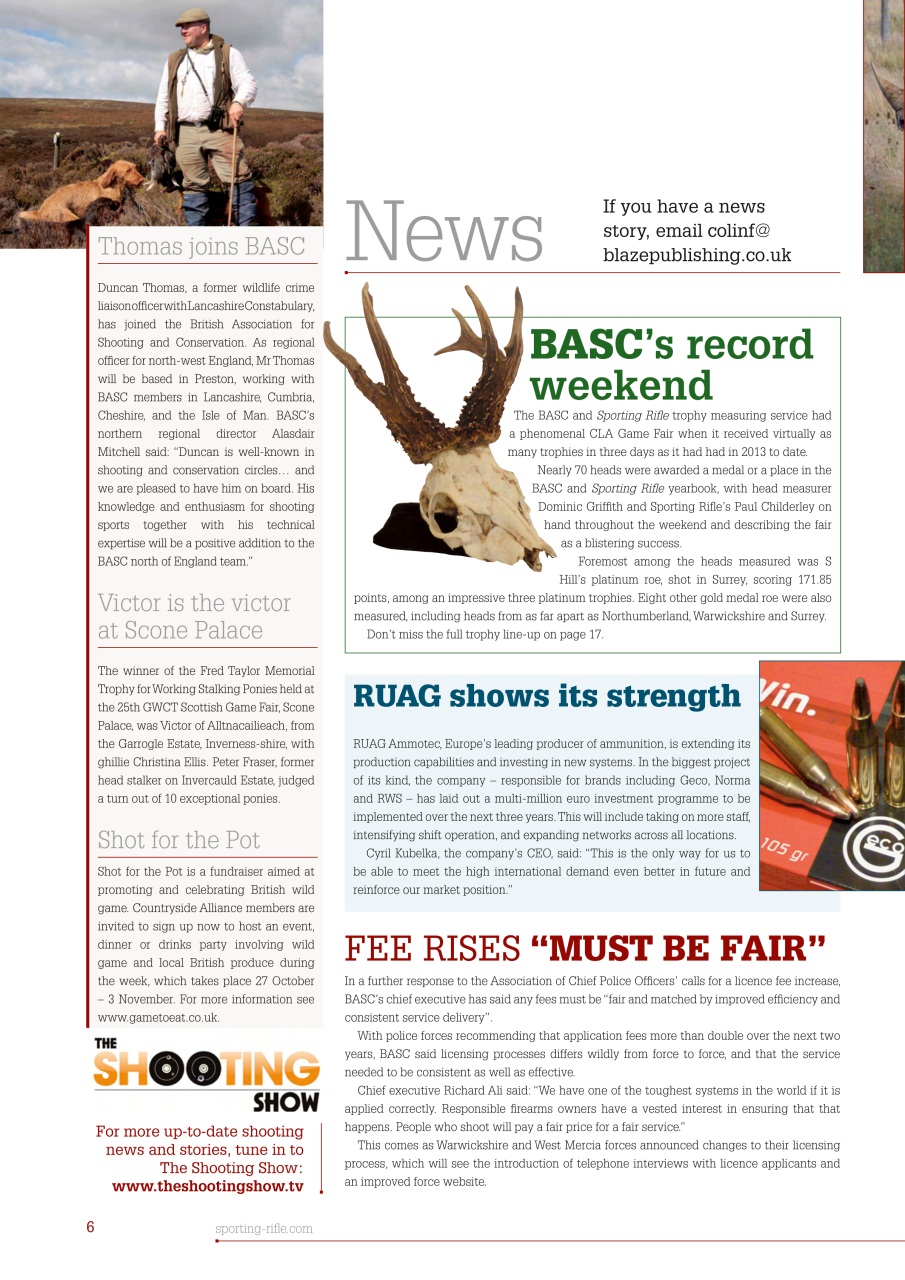 Sporting Rifle Preview Pages