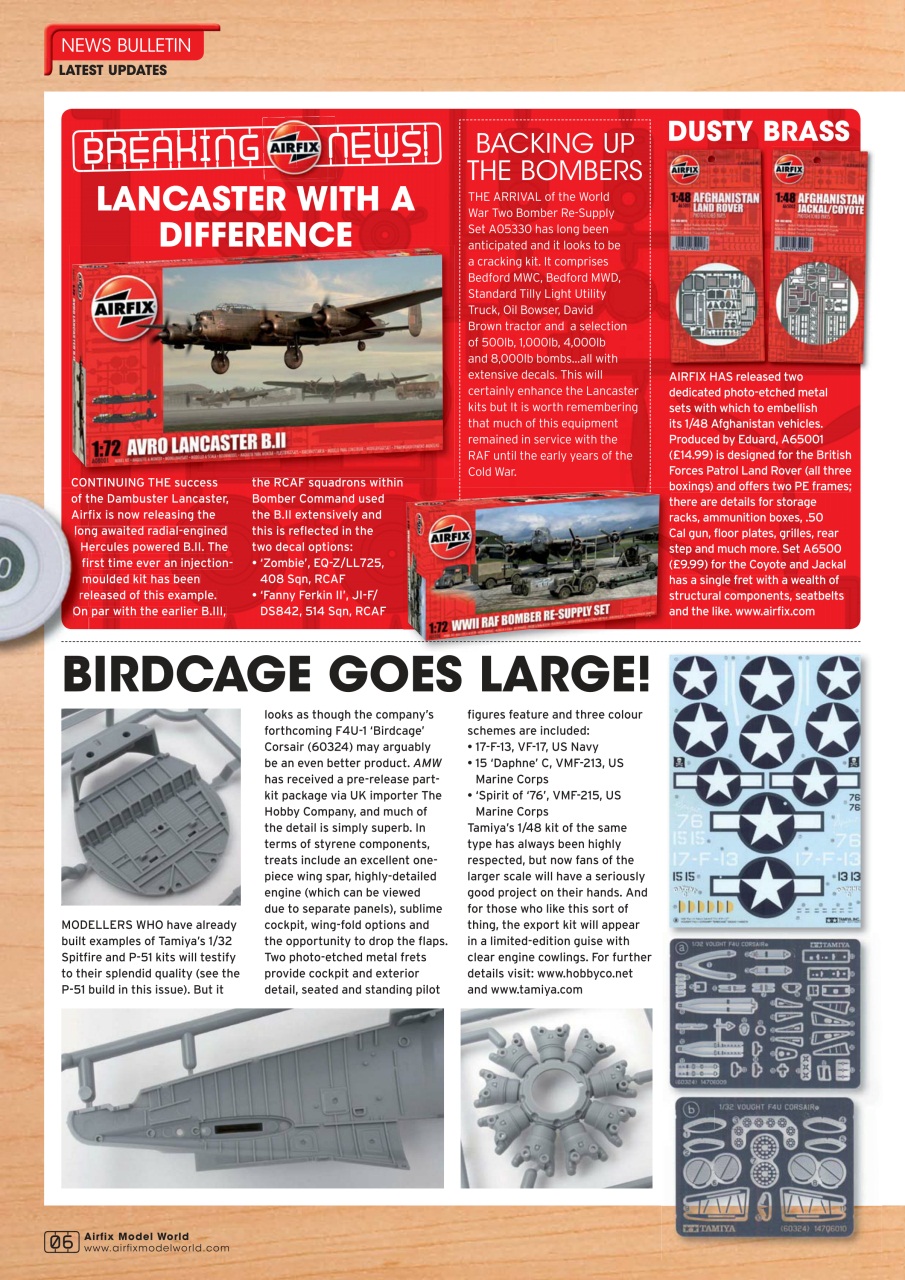 Airfix Model World Preview Pages
