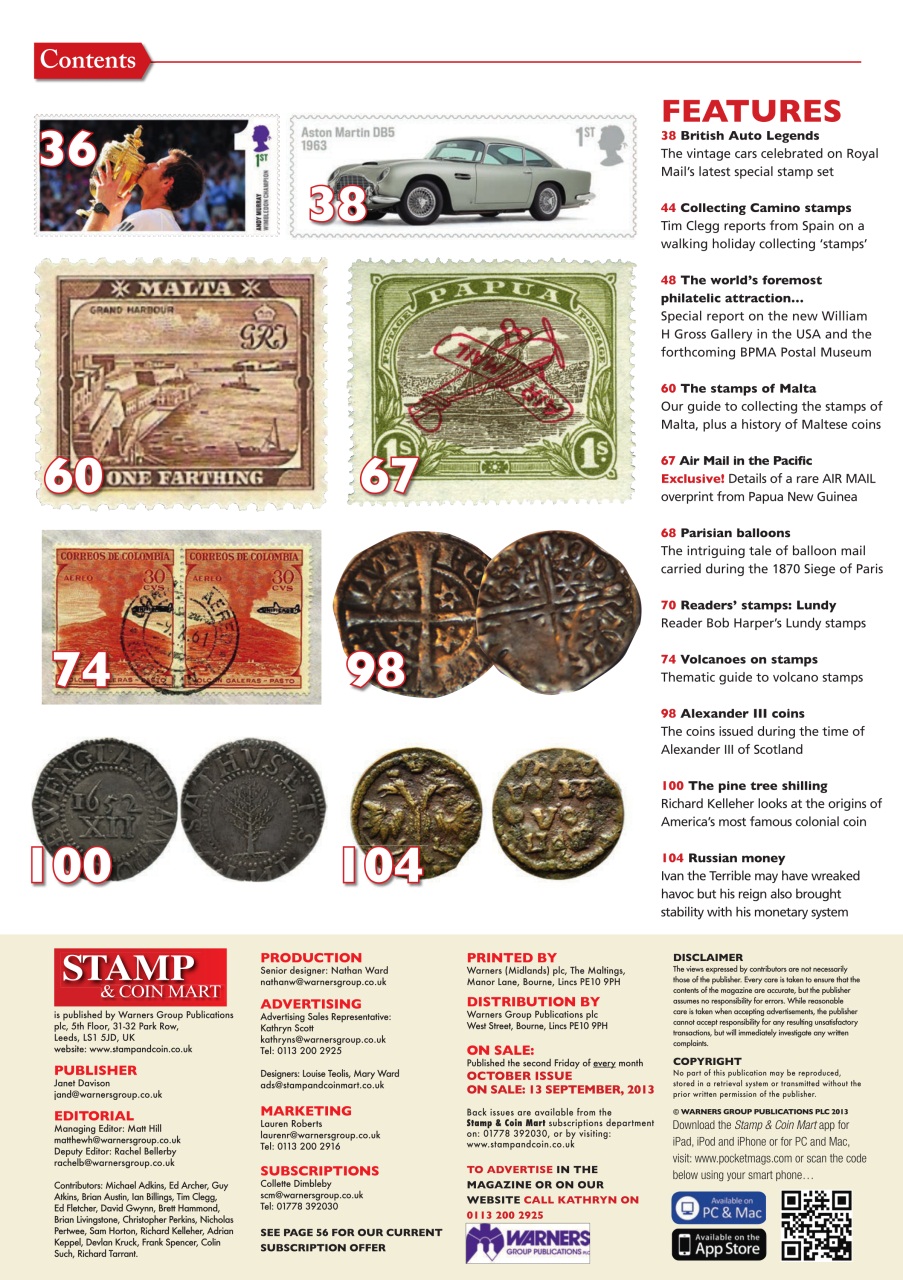 Stamp Collector Preview Pages